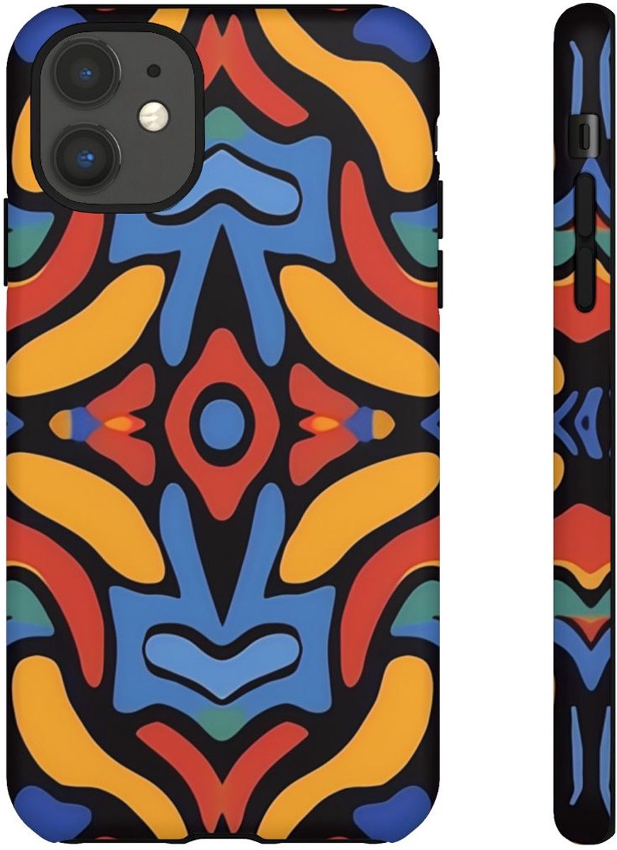 Kleurrijk Abstract Patroon – Telefoonhoesje Geschikt voor iPhone 11