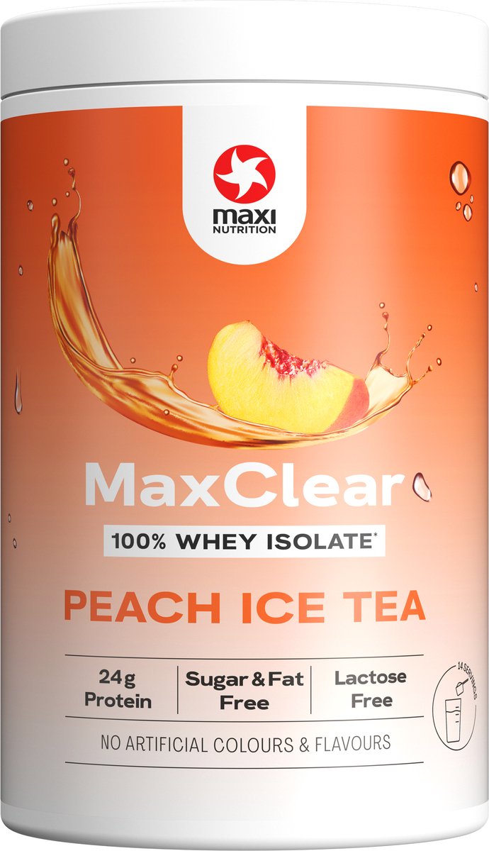 Maxi Nutrition Maxclear Eiwit Limonade Peach Ice Tea (420 gr)