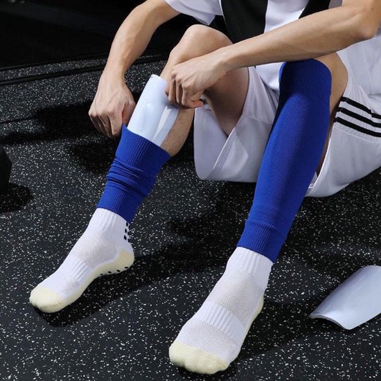 Allecto Plus - Voetbalsokken voor kinderen - Sportsokken voor beginners - Rood, blauw, zwart - Maat 32 - Geschikt voor hardlopen en voetbaltraining van Allecto Plus — afbeelding 4