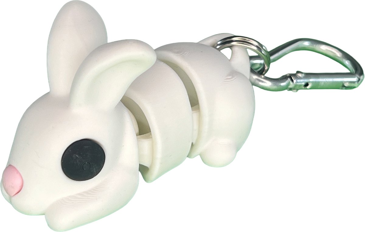 Flexi Konijn tassenhanger 7,5 cm