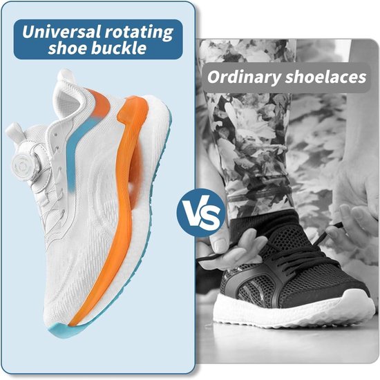 OCCOUMR 4 stuks automatische draaisluiting, automatische veters met metaaldraad, veters zonder strikken, zwart, voor kinderen en volwassenen, voor sportschoenen, werkschoenen, 4 stuks OCCOUMR 4 stuks automatische draaisluiting, automatische veters met metaaldraad, veters zonder strikken, zwart, voor kinderen en volwassenen, voor sportschoenen, werkschoenen, 4 stuks