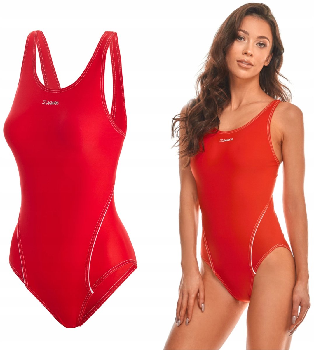 ZAGANO - Badpak dames - Maat 44 - Sneldrogende - Sport zwempak - Strandpak damen