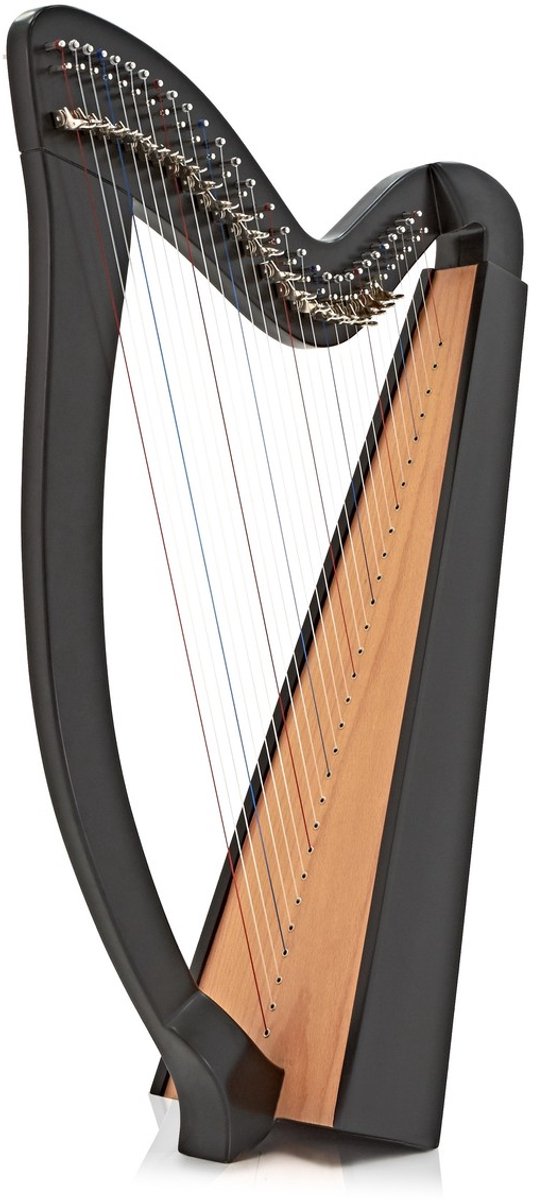 29-snarige Keltische Harp van Gear4music, Zwart