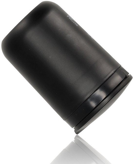 Auto Asbak 2 Stuks – Zwart met Deksel & LED – Rookvrije Asbak voor Auto & Vrachtwagen – Ø7 cm x 10.5 cm – Past in Bekerhouder – Geurloos & Veilig