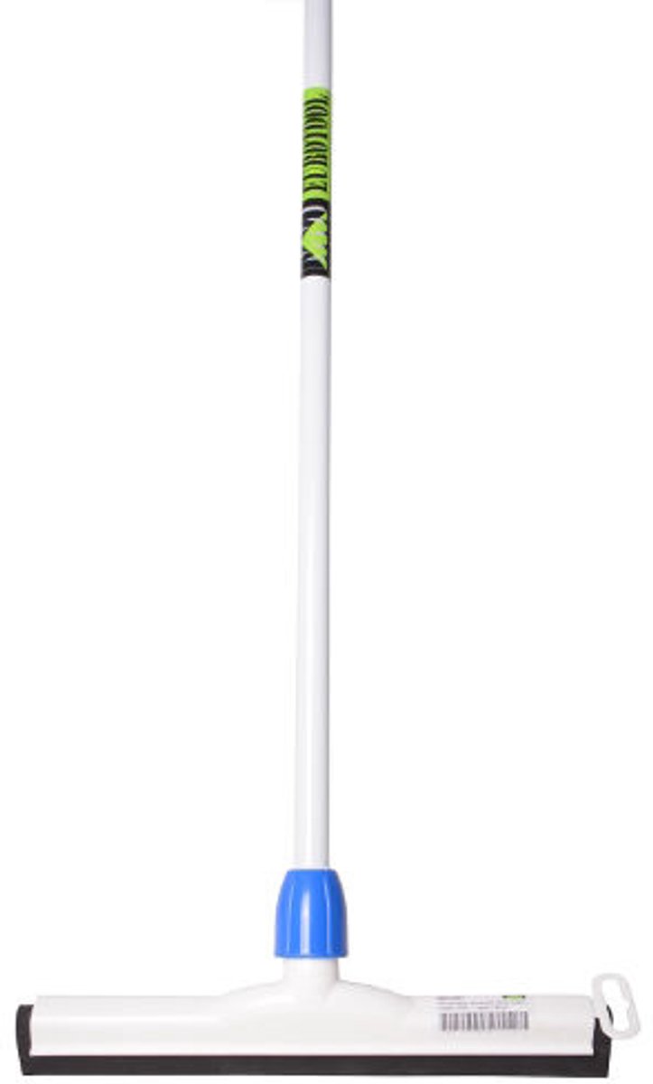 MM Eurotool Vloertrekker Kunststof 35 Centimeter Zwart Rubber Met Steel 140 Centimeter