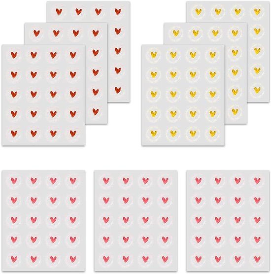 CNYMANY 360 Stuks Wijnglazen Hangers - Letters, Hartjes & Smileys Met Gespen - Feestdecoratie