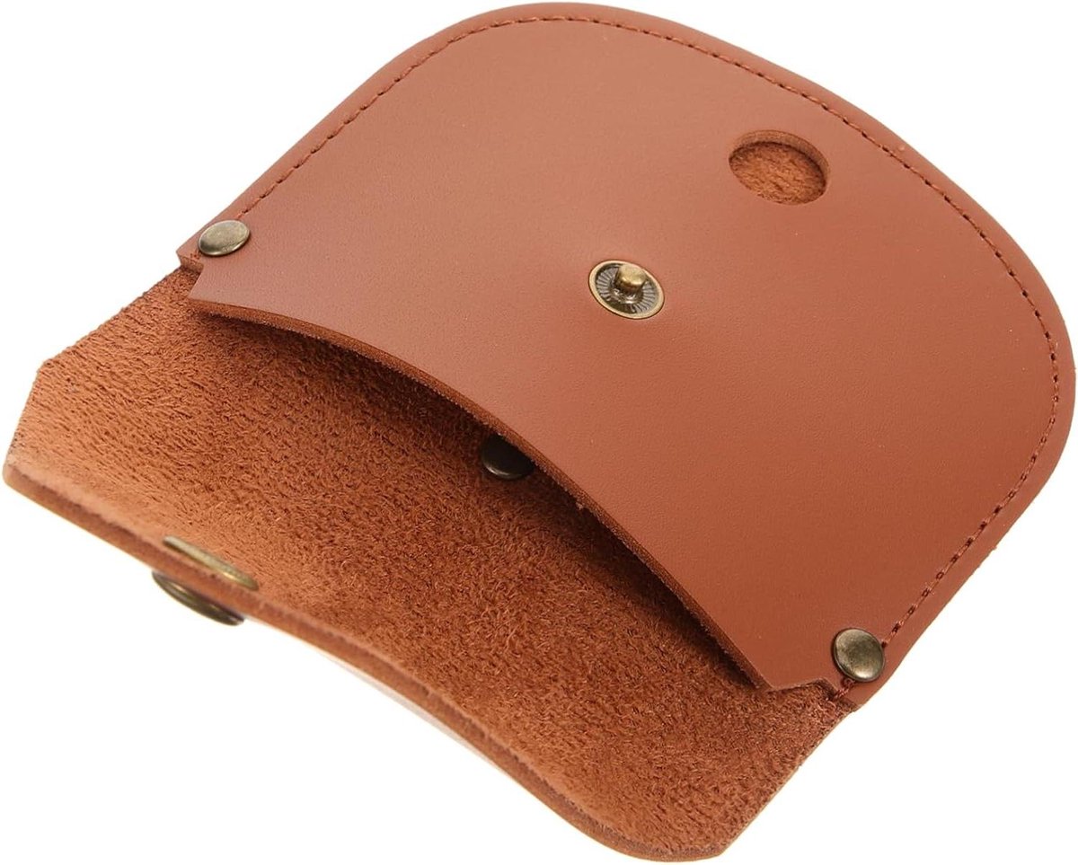 Leren horlogeetui voor zakhorloges - horlogehouder voor mannen - opbergtas voor horloges - reisetui - horloge vitrine - accessoireopberger - stijlvolle opbergtas van leer.