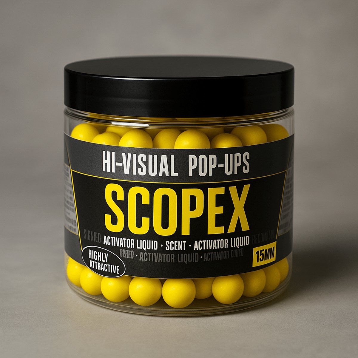 Carp Whisperer - Scopex Hi-visual Pop-Ups - Drijvende boilies
