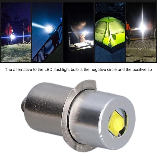 Zaklamplamp - 3W DC-vervangingsonderdeel - LED-conversiekit - Hoge Helderheid - Wit Licht - 3V - Lange Levensduur - Zaklampvervangingslamp voor MagLit-zaklampen — afbeelding 4