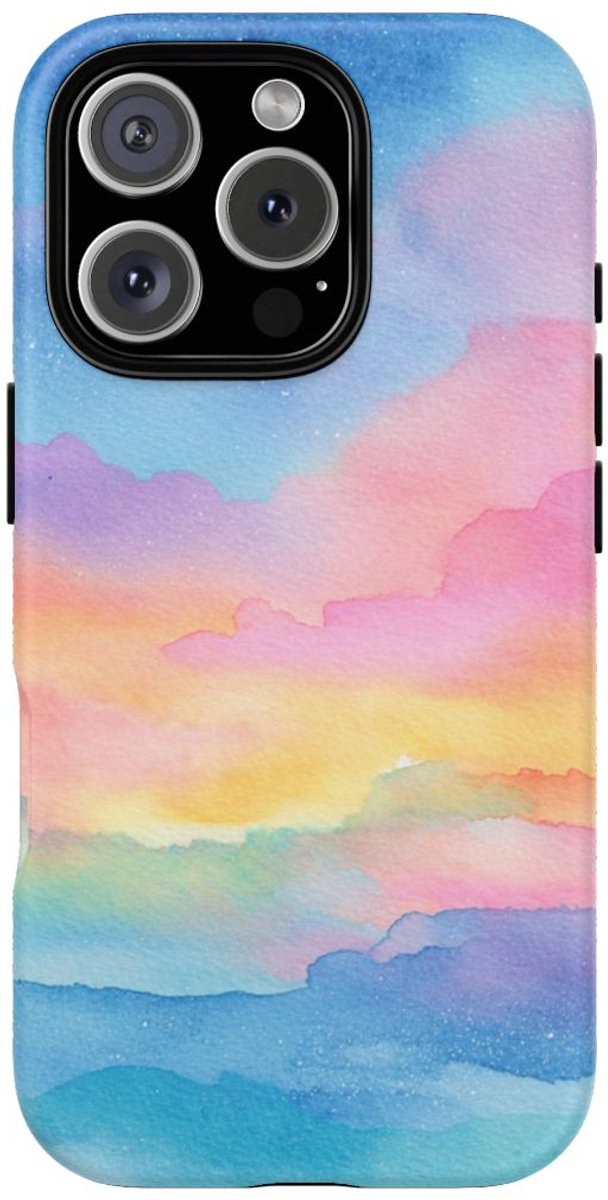 Kleurrijke Oceaanstijl – Telefoonhoesje Geschikt voor iPhone 16 Pro
