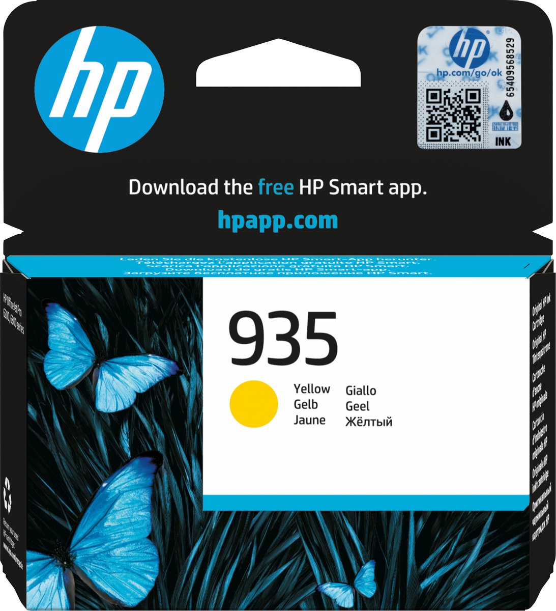 HP 935 - Inktcartridge - Origineel - Standaard capaciteit - Geel