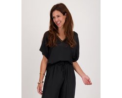 Je m'appelle Dames Top - Zwart - Maat XXL