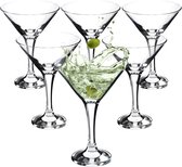 KADAX Martinigglazen, 175 ml cocktailglazen van hoogwaardig glas, vaatwasmachinebestendige longdrinkglazen, partyglazen, glazenset voor feest, cadeau, bar (6 x 175 ml)