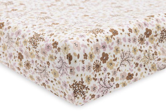 Jollein Aankleedkussenhoes - 50x70cm - Jersey - Flower Fairies — afbeelding 3