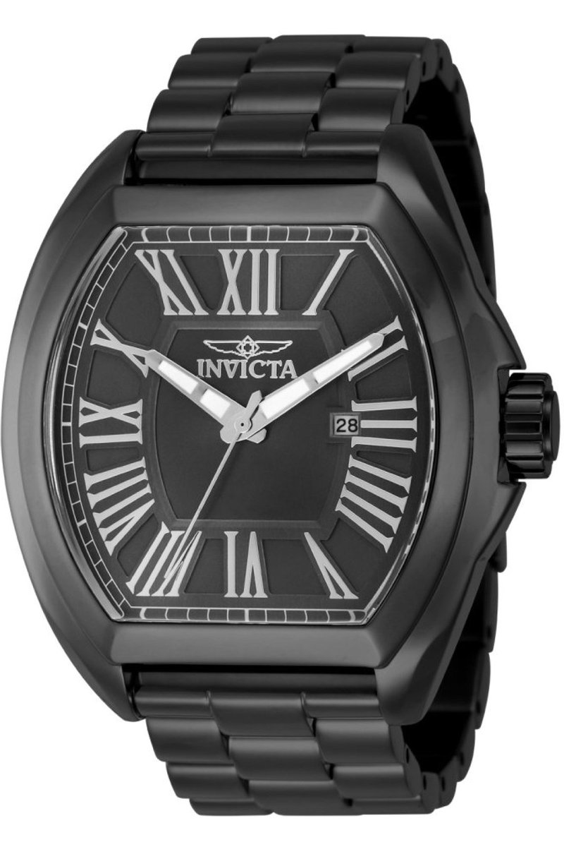 Invicta Pro Diver 48181 Heren Horloge - Waterdicht - Analoog - Quartz Uurwerk - Roestvrij Staal met zilveren Wijzerplaat - 48mm