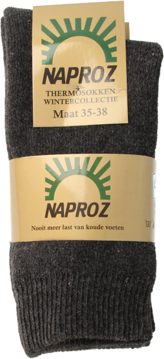 Naproz Thermo Sok 35-38 Grijs