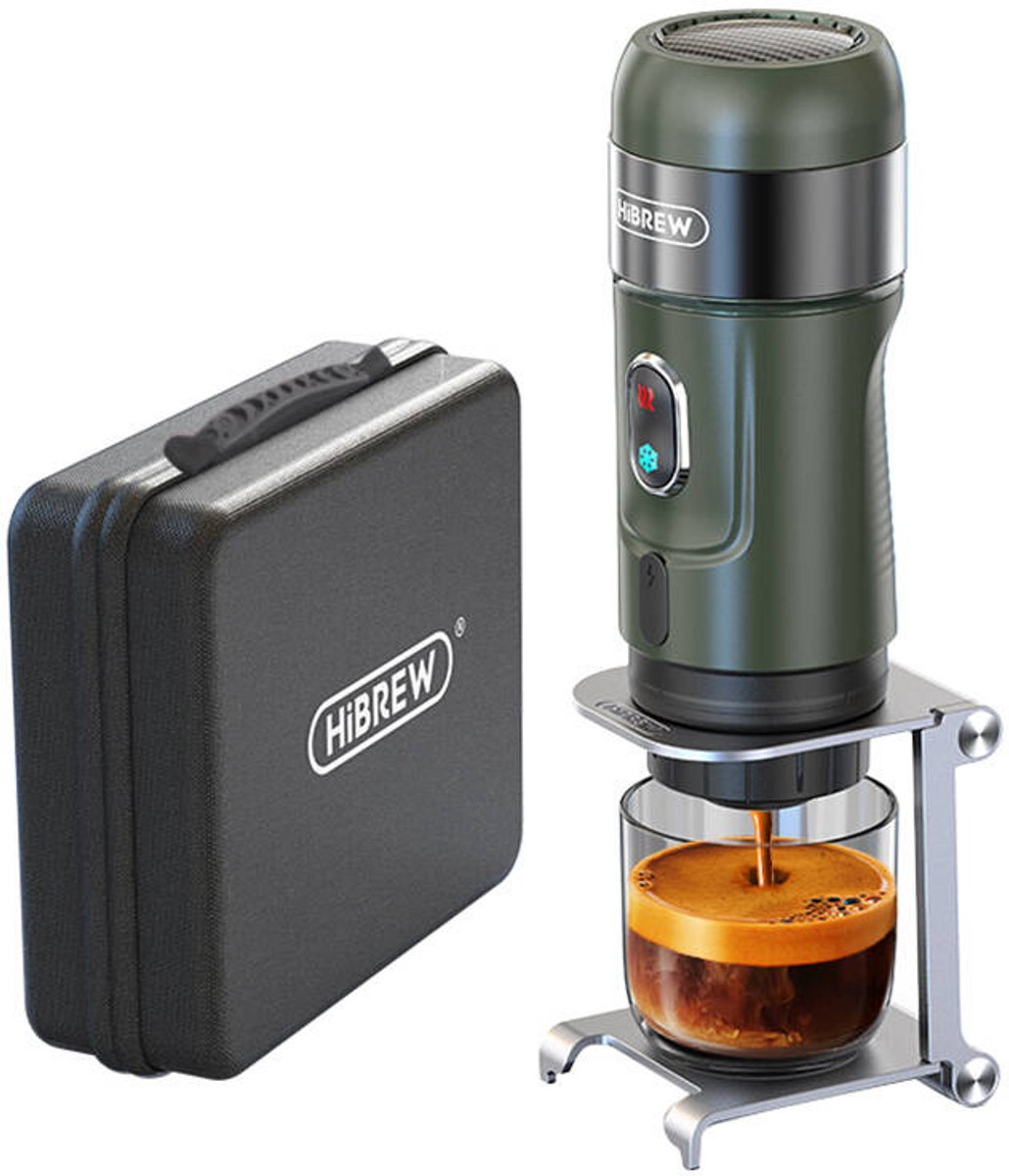Hibrew Koffiezetapparaat 3In1 Met Koffer Draagbaar H4B_Gn Koffiezetapparaat Tourist