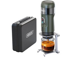 Hibrew Koffiezetapparaat 3In1 Met Koffer Draagbaar H4B_Gn Koffiezetapparaat Tourist