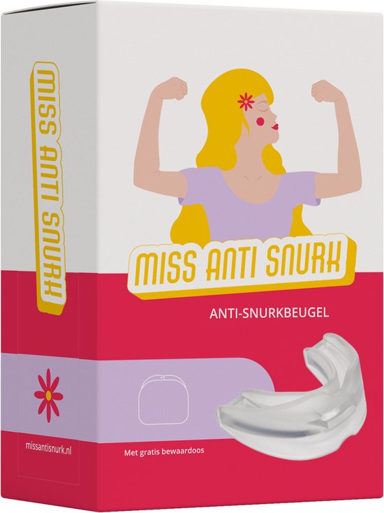 Miss Anti Snurk ™ - Snurkbeugel voor vrouwen - Anti Snurk Beugel - Anti Snurk Bitje - Eenvoudig op maat te maken