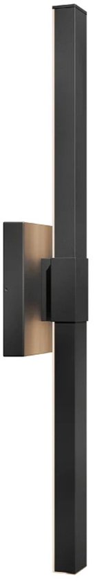 Applique murale d'extérieur à LED Kichler Nocar | 39 W 3000 K 830 | Noir texturé