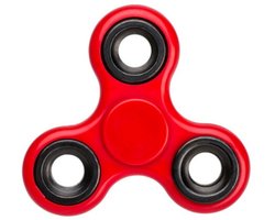 Fidget Spinner Rood - Langdurige spin - Stressverlichter voor Kinderen & Volwassenen - Anti Stress Speelgoed - Hand Spinner - Concentratie Speelgoed - Compact Formaat - Kunststof