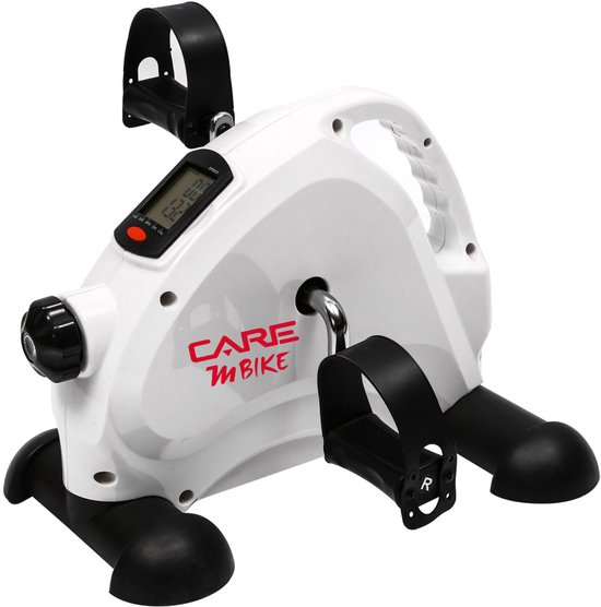 CARE M BIKE - Mini fietstrainer - Gewicht 3,5 kg - Verstelbare weerstand - Magnetisch en stil voor thuisgebruik - Wit