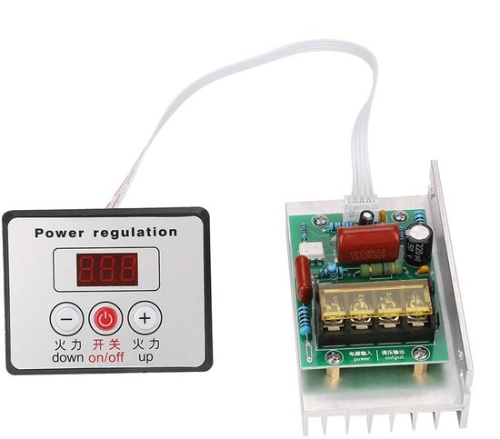 Ac 220V 5000W Scr Feszültségszabályozó Motor Sebességvezérlő