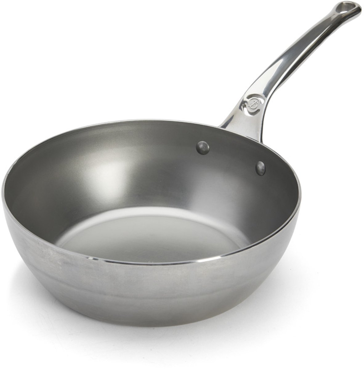 de Buyer Mineral B Pro Hapjespan - 24cm - Plaatstaal - RVS handvat - PFAS vrij