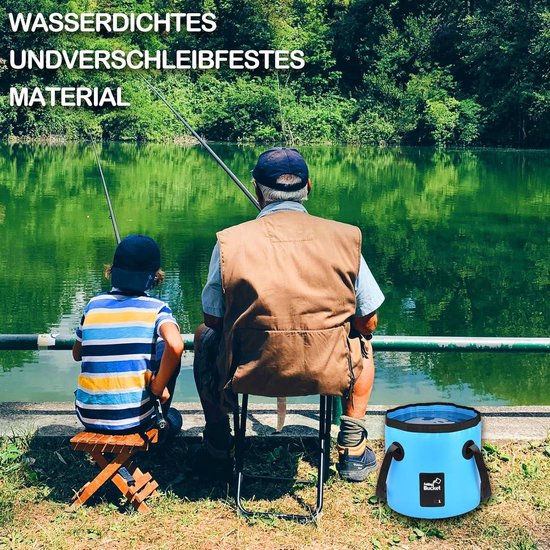 MNT10 buitenshuis Opvouwbare Kom in 15L of 20L I Opvouwbare Camping Wasbak van Sterk Zeildoek I Als Camping Afwasschaal, Spoelbak of als Opvouwbare Emmer (Roze 20L