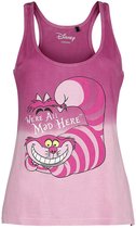 Alice au pays des merveilles Cheshire Cat - Nous sommes tous fous ici Haut rose clair M Femme