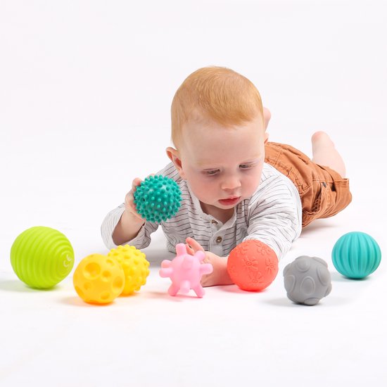 LUDI-Bokaal met 8 sensorische ballen - sensorisch speelgoed - zintuiglijk speelgoed van Merkloos — afbeelding 4