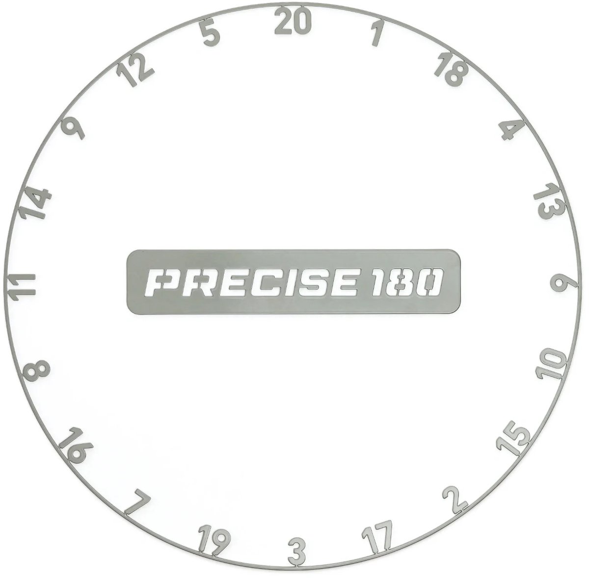 Precise180 Numberring Nordic Grey - Cijferring Dartbord