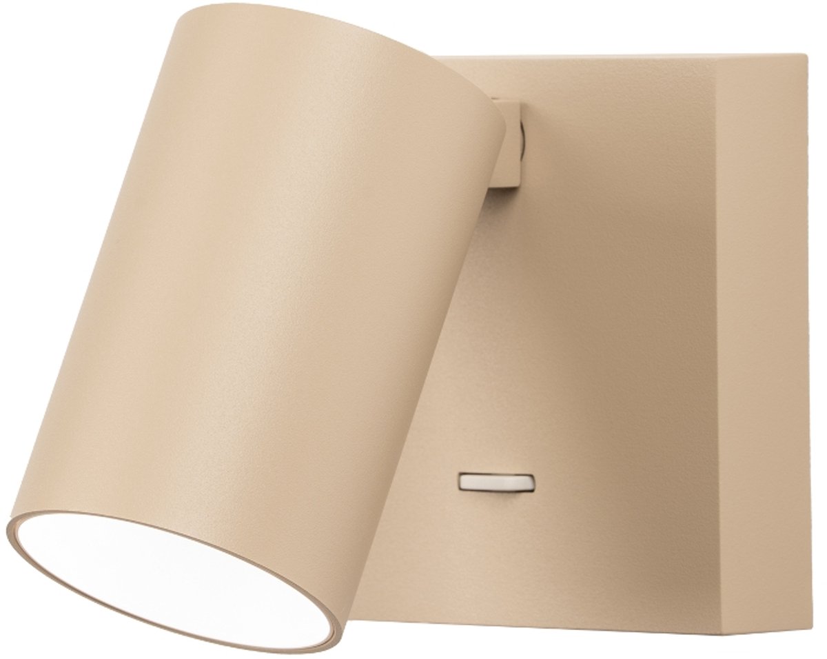 Lumidora Wandlamp 75283 - Voor binnen - DANI - GU10 - Beige - Zand - Metaal