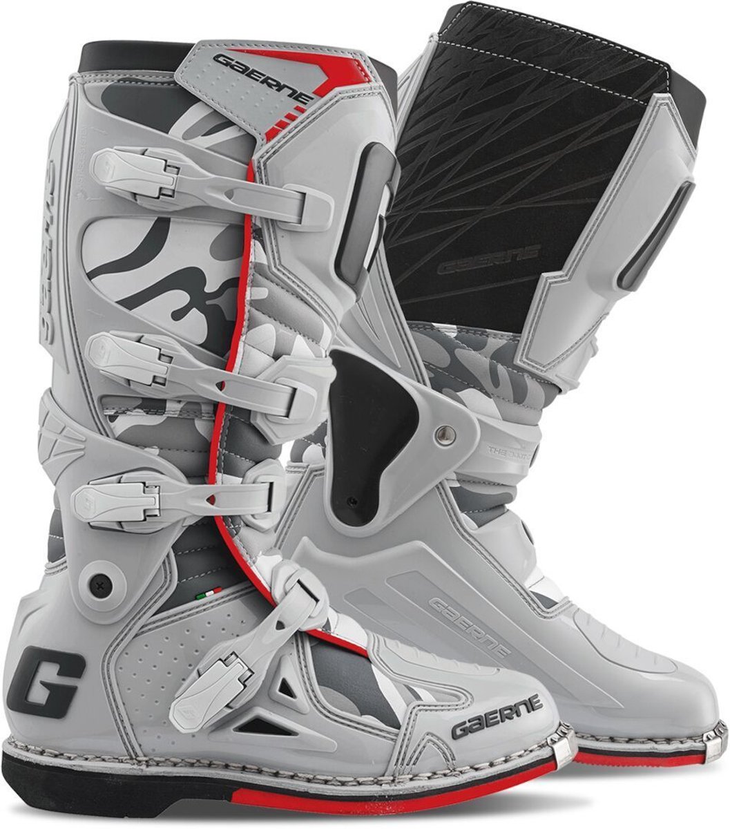 Gaerne Fastback Endurance Lichtgrijs Donkergrijs Crosslaarzen - Laars