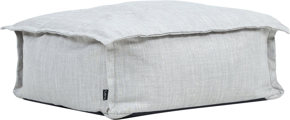 icon - Vita XL Poef - Tuin Zitzak Hocker - Binnen - Buiten - Grijs