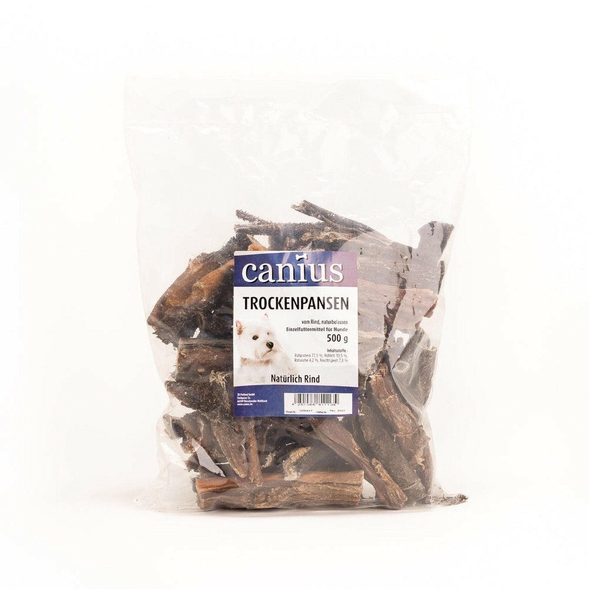 Canius gedroogde runderpens - 500g