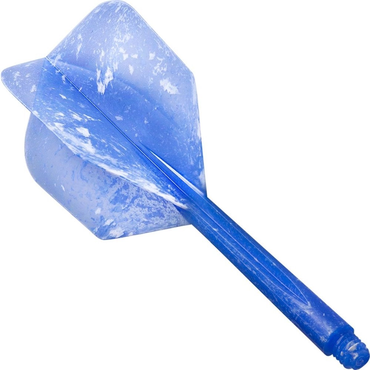 Condor Zero Stress Flight System - Small Marble Blue - Dart Flights Long