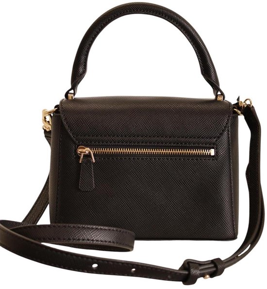 GUESS Sac à main Sac de soirée Fedana Top Handle Flap Bag Black Noir
