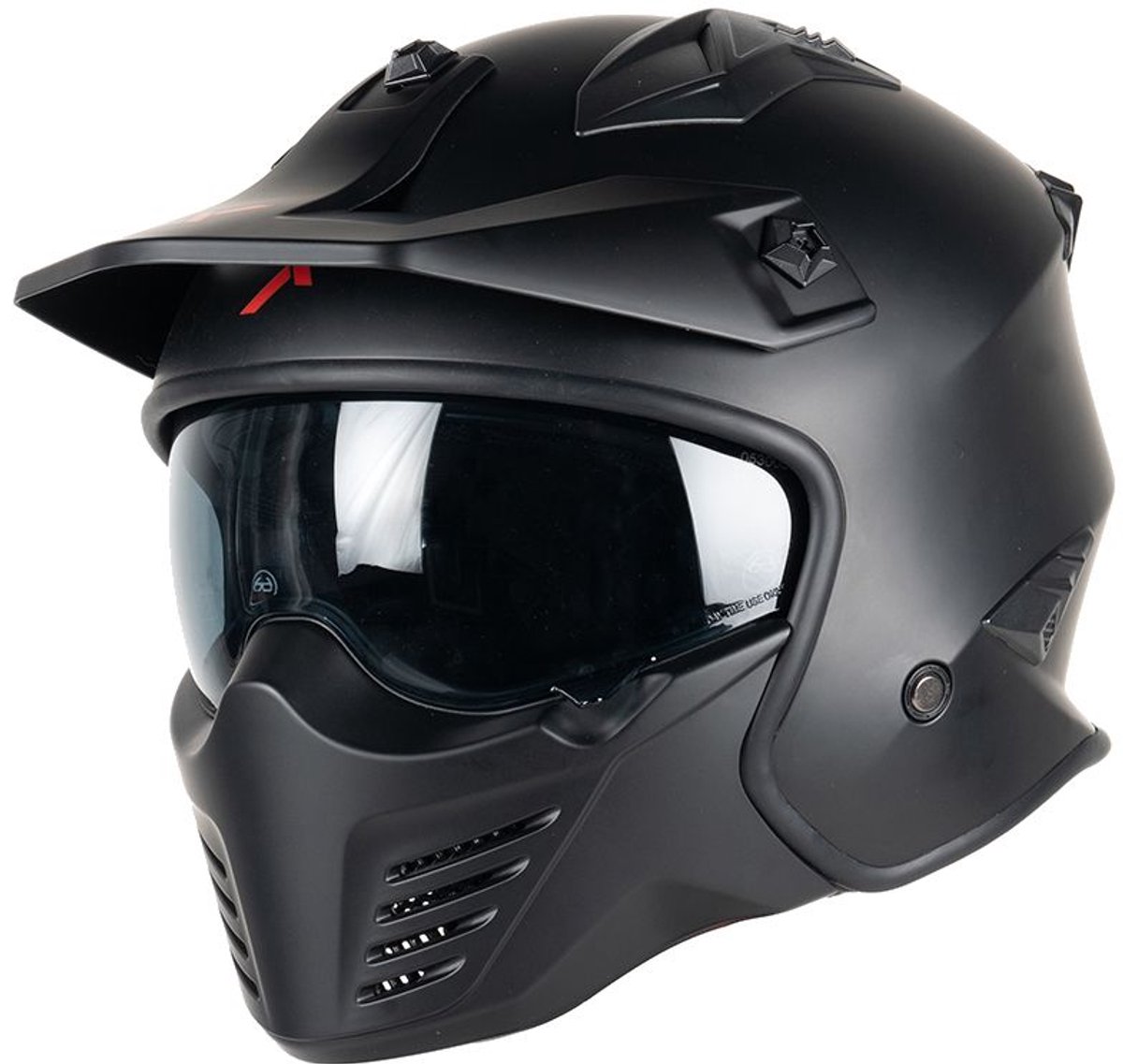 Motor Jet Helm HADES Zwarte mat S van MOTOBLOUZ
