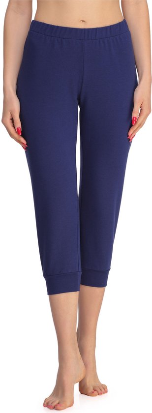 Merry Style – Femme – Pantalon de sport – Coton – Pantalon de jogging – Longueur 3/4 – Bleu marine – S - MS-MS10-262- SW