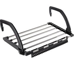 Inklapbaar Wasrek voor Balkon, Radiator en Meer met Anti-Slip en Verstelbare Haken