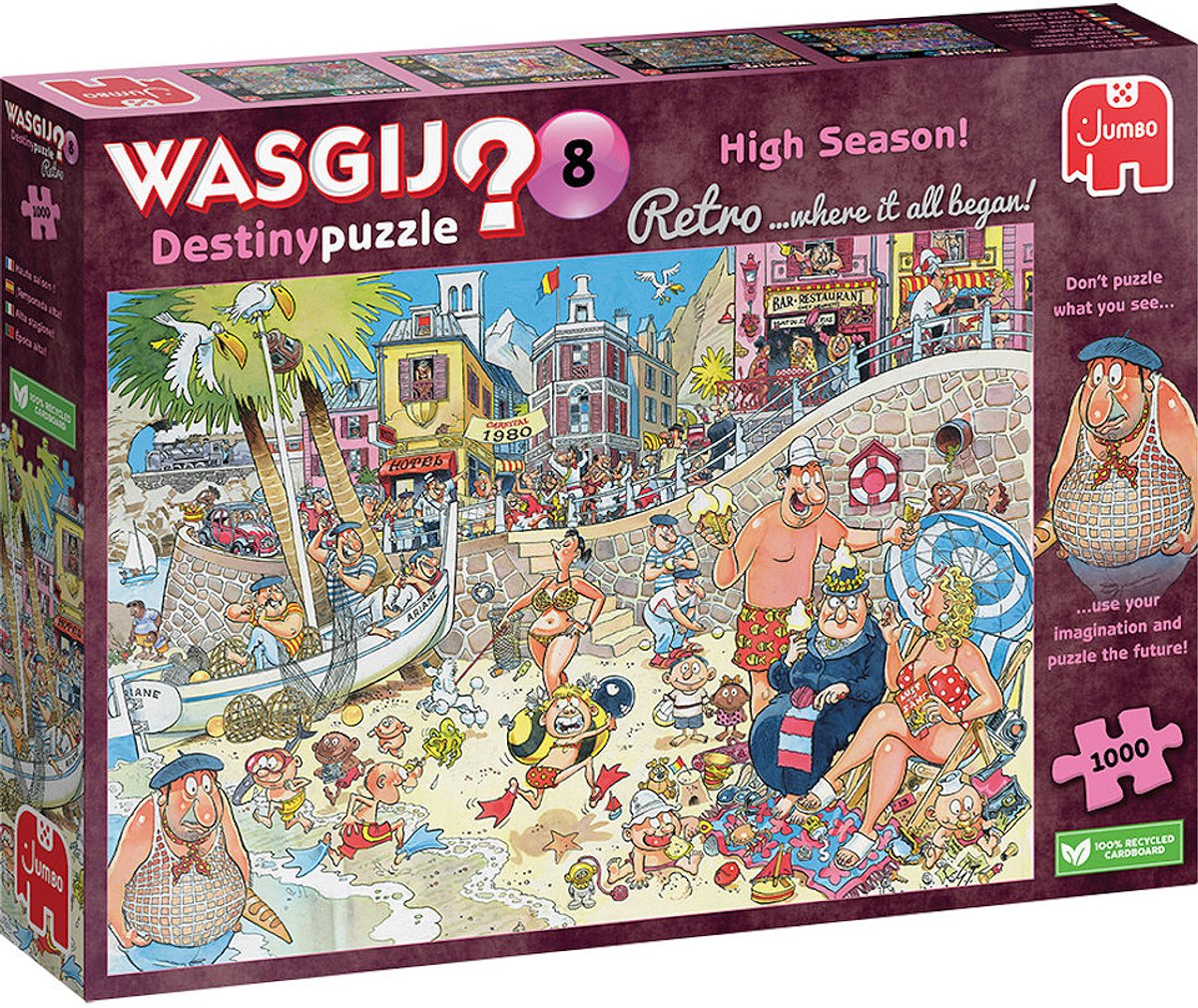Wasgij Retro Destiny 8 - Hoogseizoen! - Puzzel - 1000 stukjes - Volwassenen legpuzzel — afbeelding 6