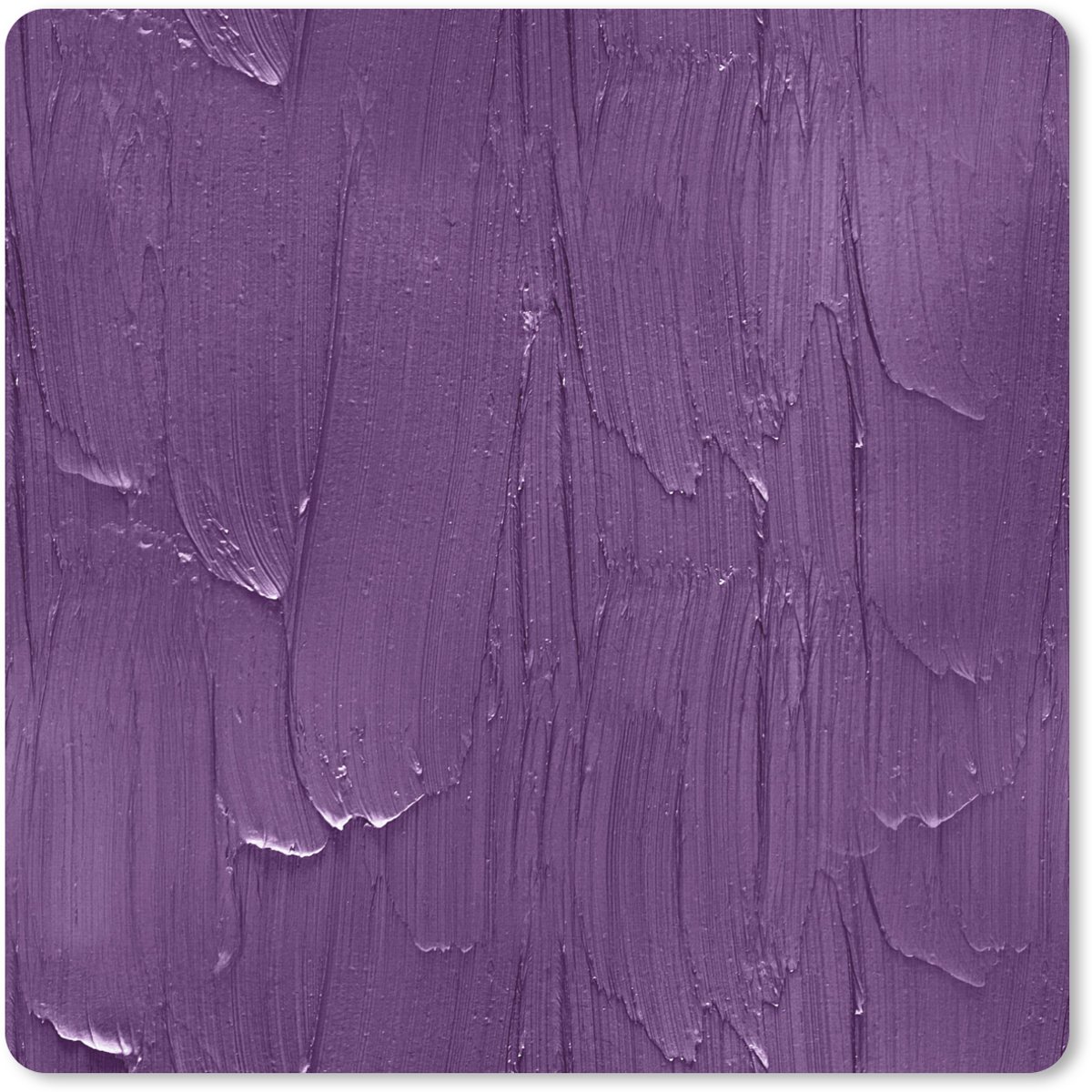 Muismat 20x20 cm - Mousepad Verf - Paars - Patronen - Muismatten