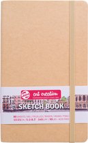 Schetsboek talens art creation kraft 13x21 cm | 1 stuk | 5 stuks