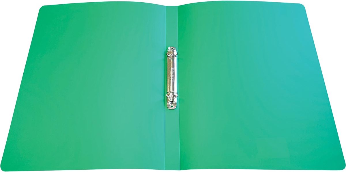 Alpha ringmap, voor ft A4, uit PP, 2 ringen van 16 mm, groen