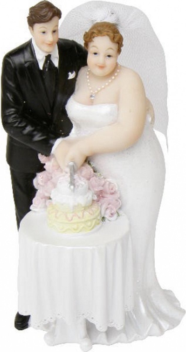 Cake topper pour gâteau de mariage Couple avec bébé