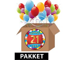21 jaar versiering voordeel pakket