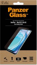 PanzerGlass Screen Protector voor de OnePlus Nord CE 2 Lite - Case Friendly Tempered Glass Zwart