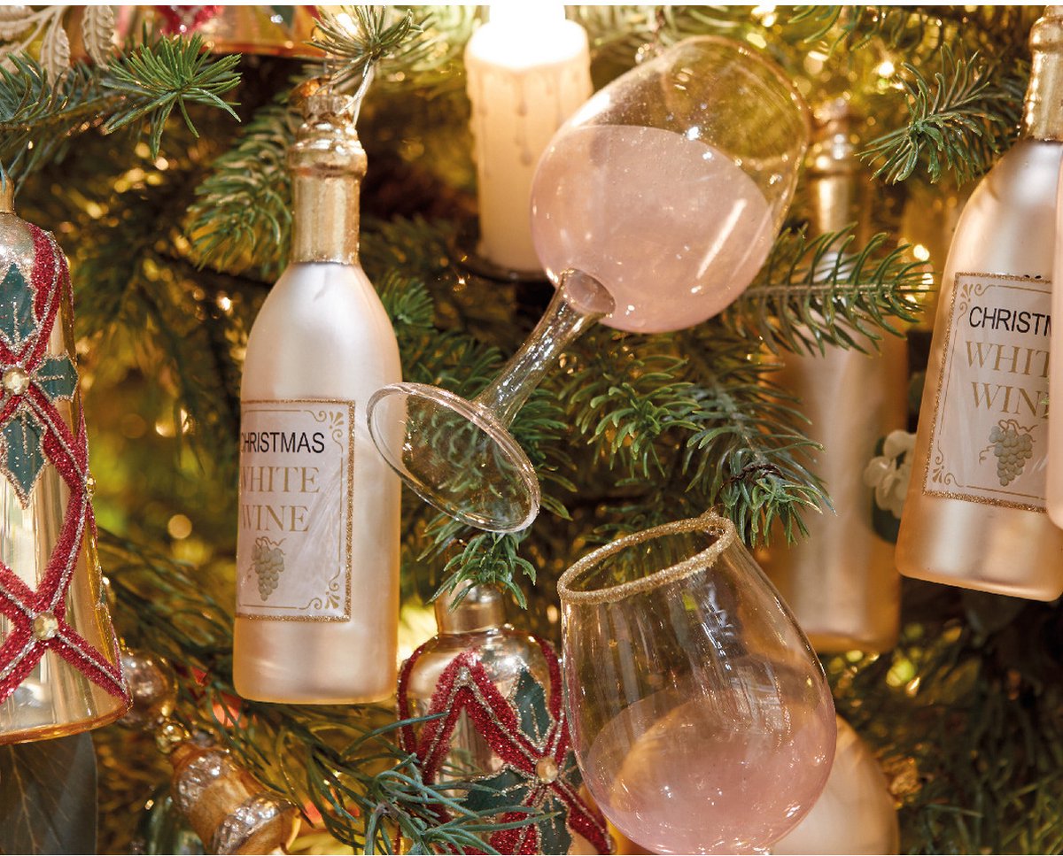 Lot De 10 Bouteilles à Suspendre Noël à Remplir - Avec Ruban, Autocollants - Déco DIY Sapin, Fête - 2