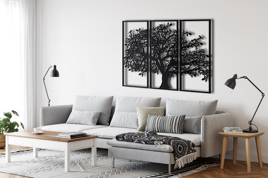 Arbre de vie en métal Décoration murale Silhouette Art pour Cadeau  Intérieur Cadeau Extérieur Jardin Maison Decoration (75cm) : :  Cuisine et Maison